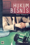 Hukum Bisnis; Suatu pengantar