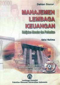 Manajemen Lembaga Keuangan : Kebijakan Moneter Edisi 5