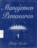 Manajemen Pemasaran Jilid 1  Edisi 10