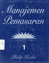Manajemen Pemasaran Jilid 1  Edisi 10