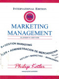 Marketing Management, 11th Ed