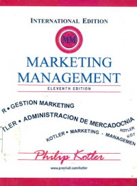Marketing Management, 11th Ed