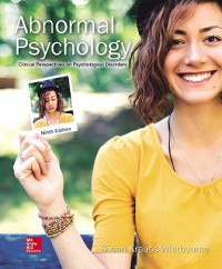 EBOOK : Abnormal Psychology : Clinical Perspectives On Psychological Disorders , 9th Edition