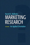 EBOOK : Marketing Research ;An Applied Orientation, 6th Edition