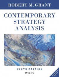 EBOOK : Contemporary Strategy Analysis; Text And Cases, 9th Edition