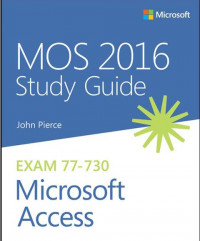 EBOOK : MOS 2016 Study Guide for Microsoft Access