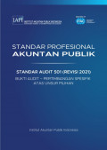 SPAP : Standar Audit 501 (Revisi 2021) ; Bukti Audit - Pertimbangan Spesifik atas Unsur Pilihan   (EBOOK)