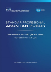SPAP : Standar Audit 580 (Revisi 2021) ; Representasi Tertulis  (EBOOK)