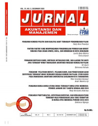 JURNAL : Akuntansi dan Manajemen 2020