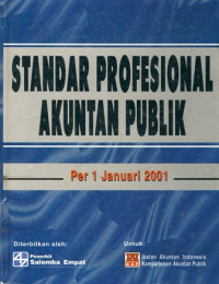 Standar Profesional Akuntan Publik/1 Jan.2001